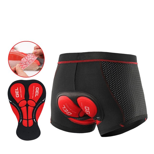 Unisex cycling shorts with chamois - breathable, quick-drying, water-repellent, and comfortable fit