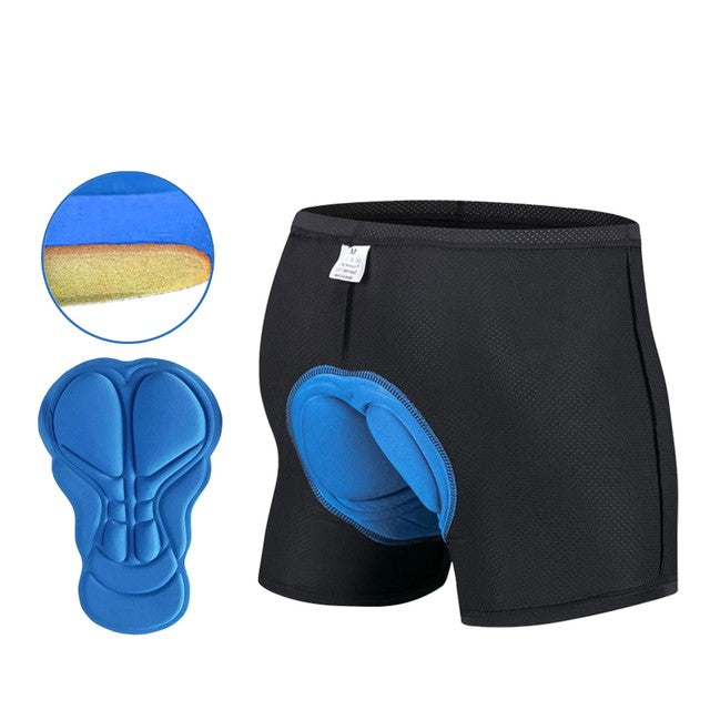 Unisex cycling shorts with chamois - breathable, quick-drying, water-repellent, and comfortable fit