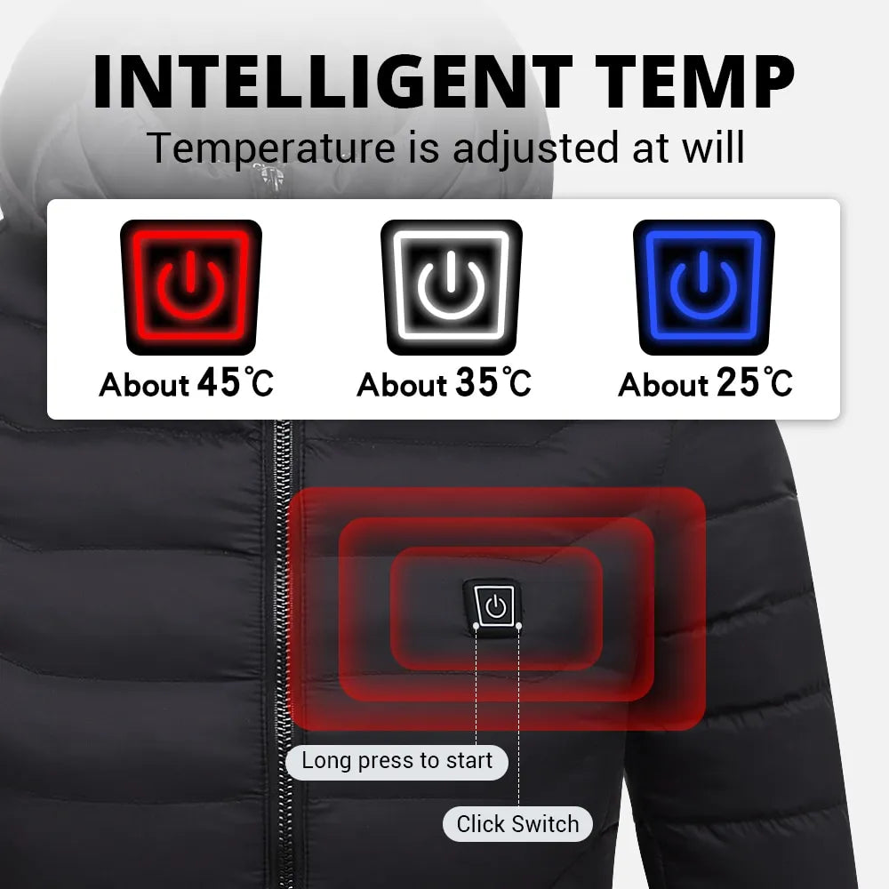 Unisex Electric Heated Jacket - Cold Weather Gear
