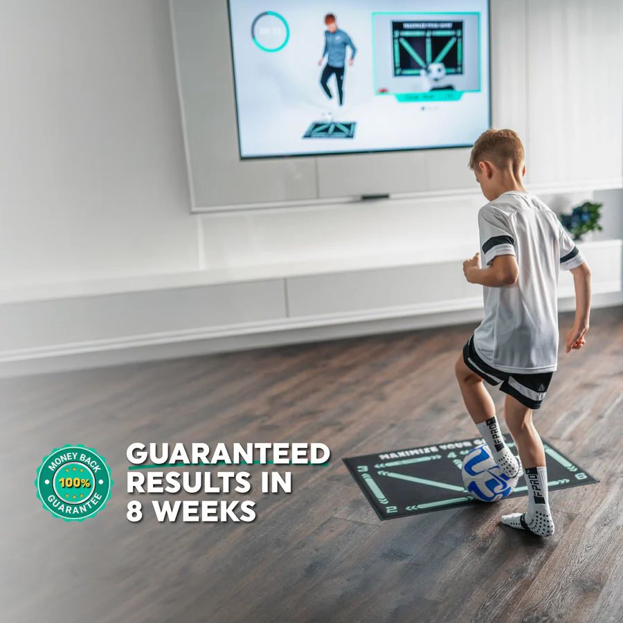 Soccer Training Mat + Pro Skills Video Program