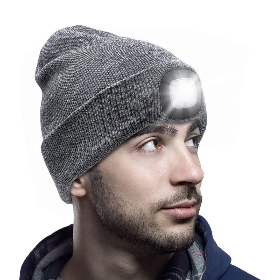 BrightKnit LED Beanie - Illuminated Winter Cap