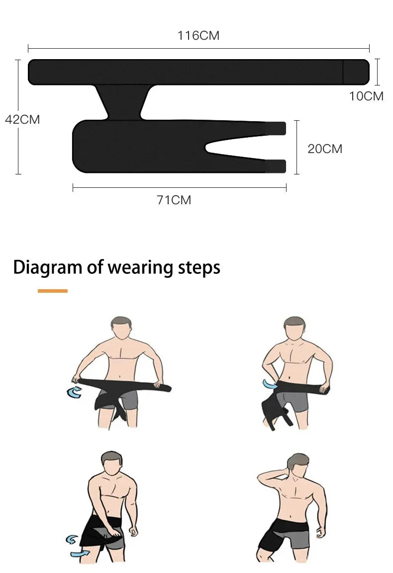 Sciatica Pain Relief Thigh Wrap - Compression Support