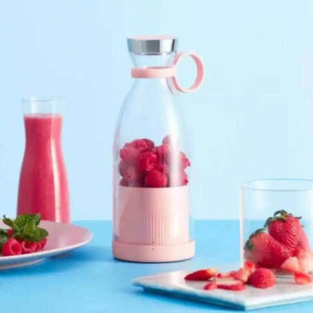 Portable USB Rechargeable Blender - 6 Blade Smoothie Maker for Shakes, Juices & Travel