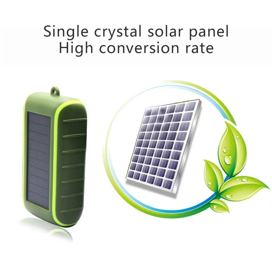 Hand Crank Solar Power Bank - Portable and Emergency Ready
