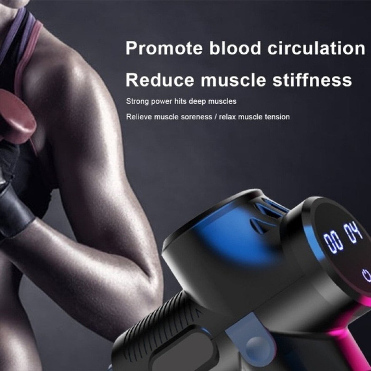 Deep Tissue Massage Gun for Muscle Recovery & Relaxation