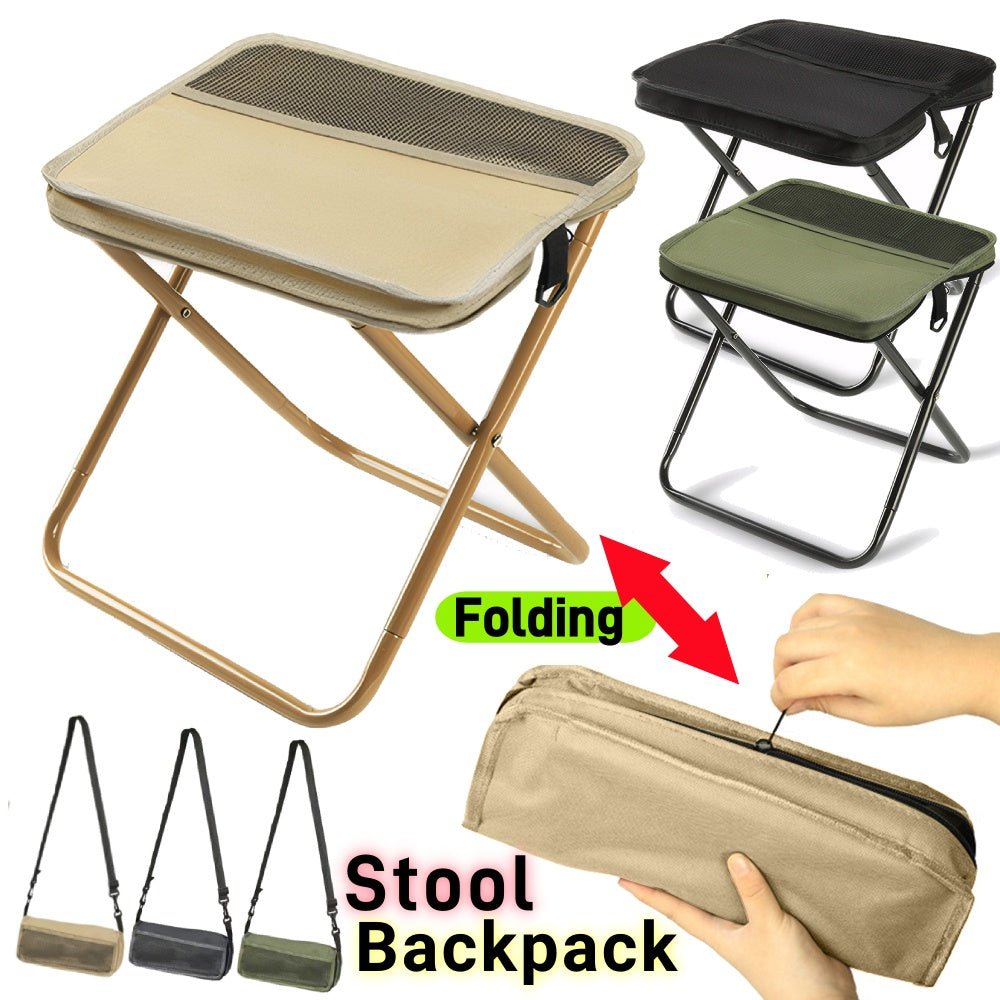 Folding chair backpack 2-in-1 waterproof foldable for outdoor use