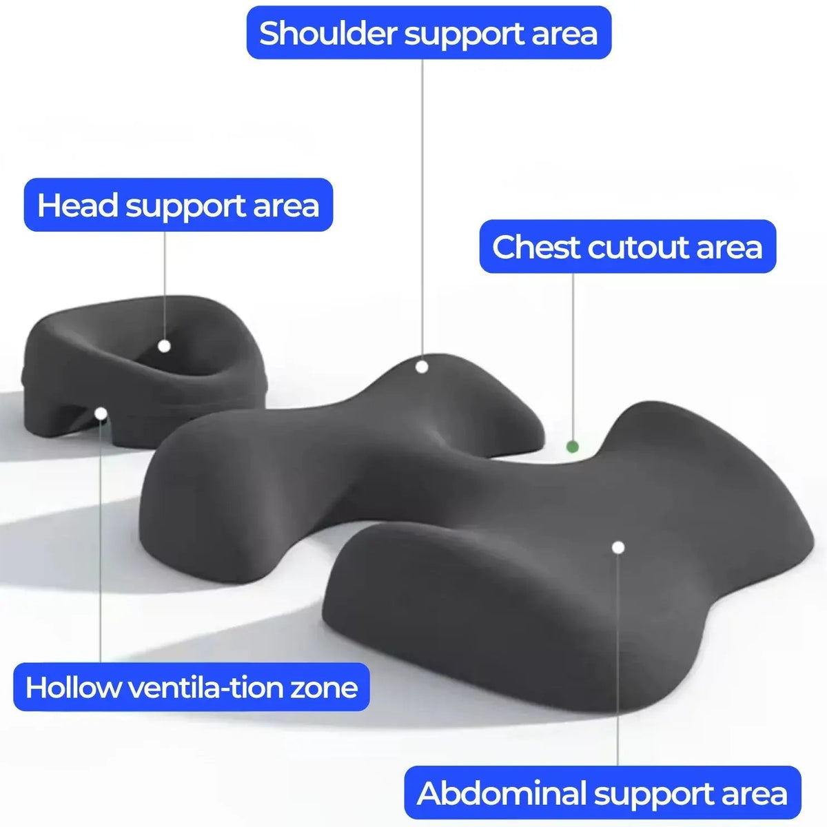 Massage Cradle Pillow Cushion Set