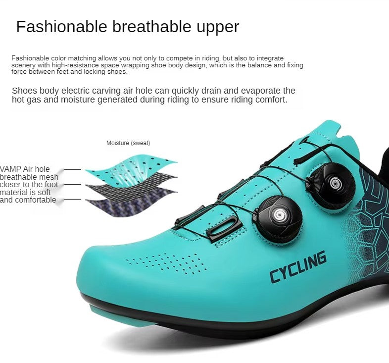 Clipless Cycling Shoes – Automatic Swivel Pedal Lock