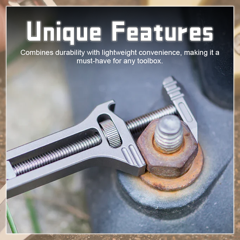 Compact Titanium Multi-Tool - Portable & Durable