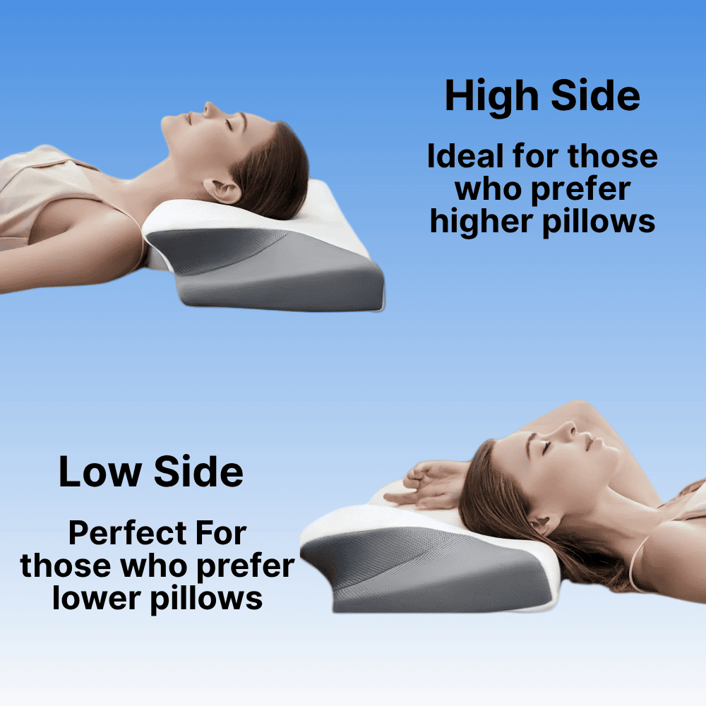 Contour Memory Foam Pillow – Neck Pain & Sleep Relief