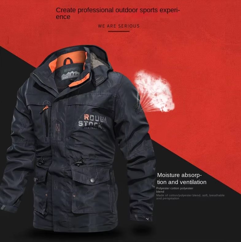 Men's Lightweight Bomber Jacket - Breathable Windbreaker