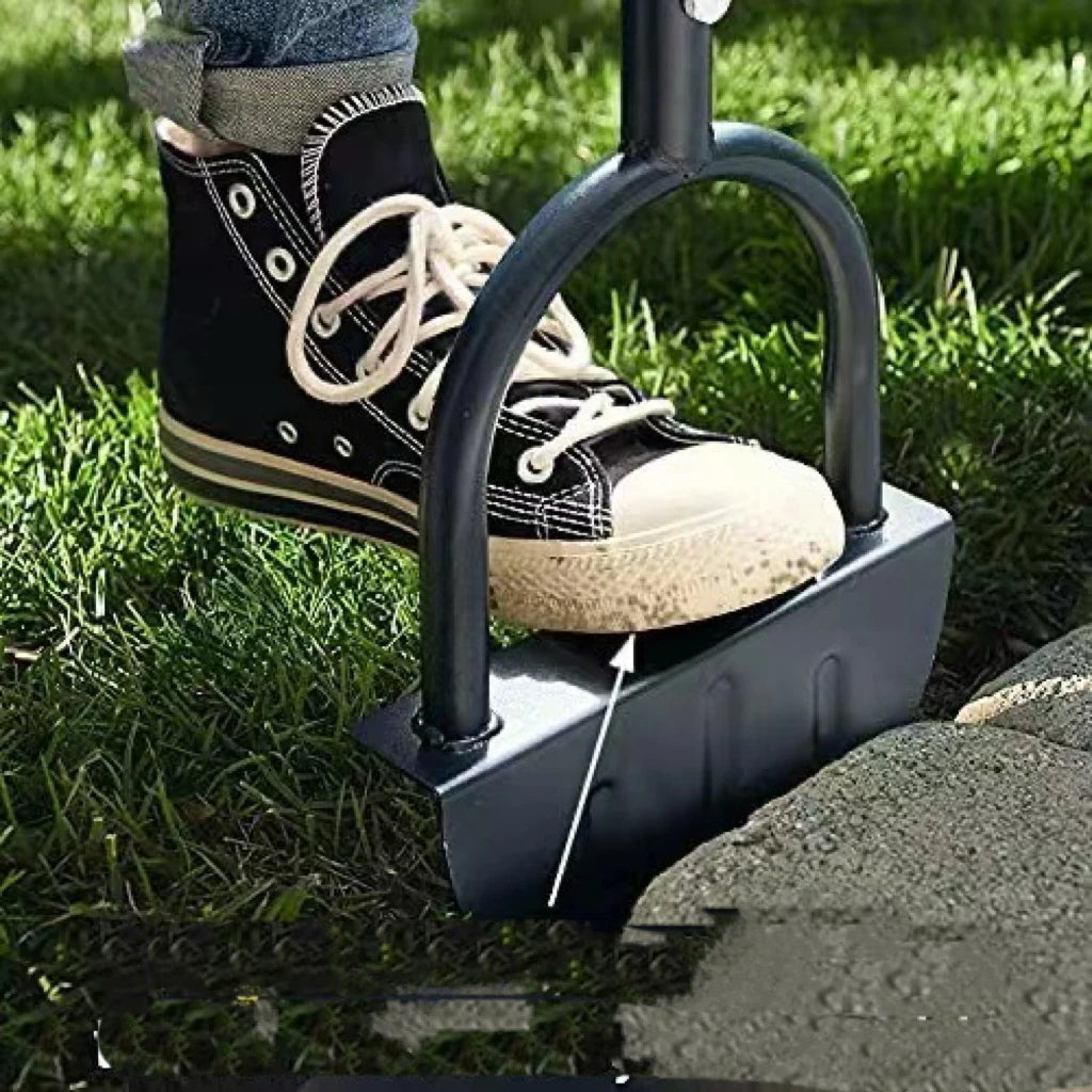 Heavy-Duty Lawn Edger Shovel – Sharp Sawtooth Blade for Clean Garden Borders