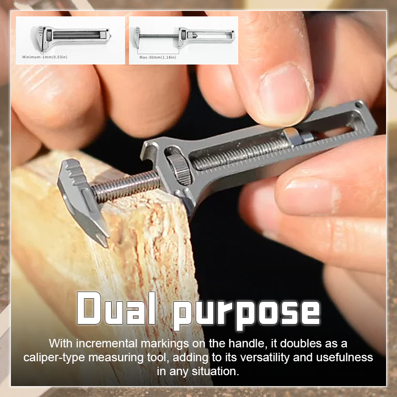 Compact Titanium Multi-Tool - Portable & Durable