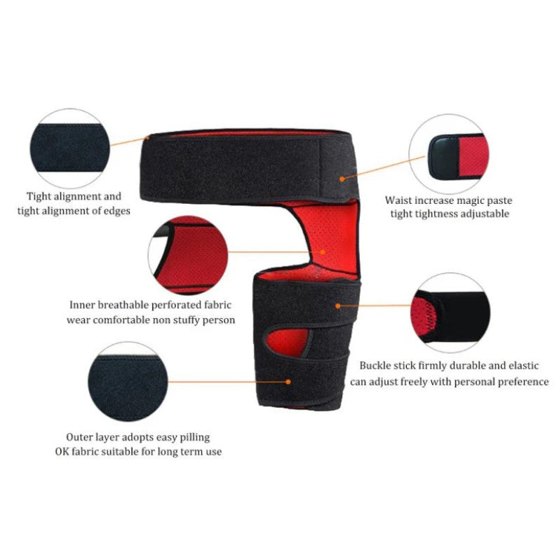 Sciatica Pain Relief Thigh Wrap - Compression Support