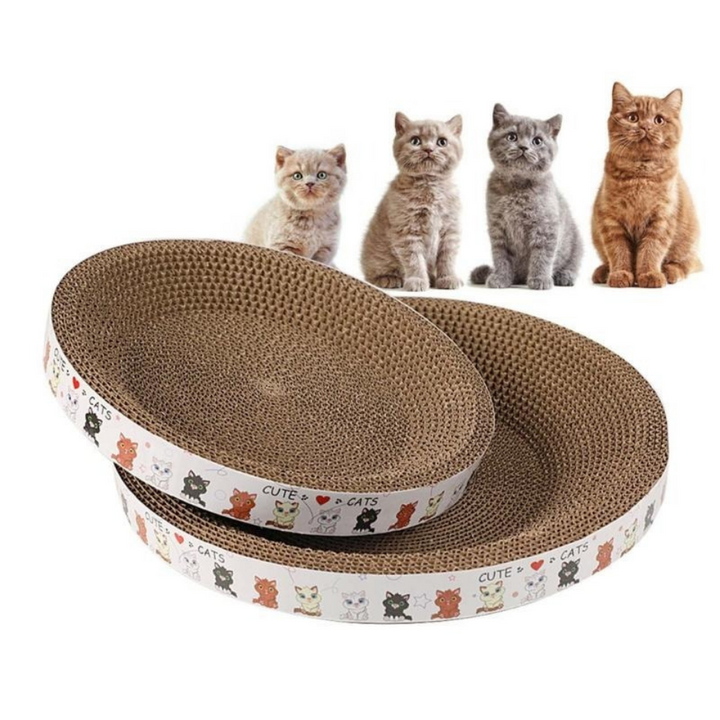 Cardboard Cat Scratcher Lounge Bed