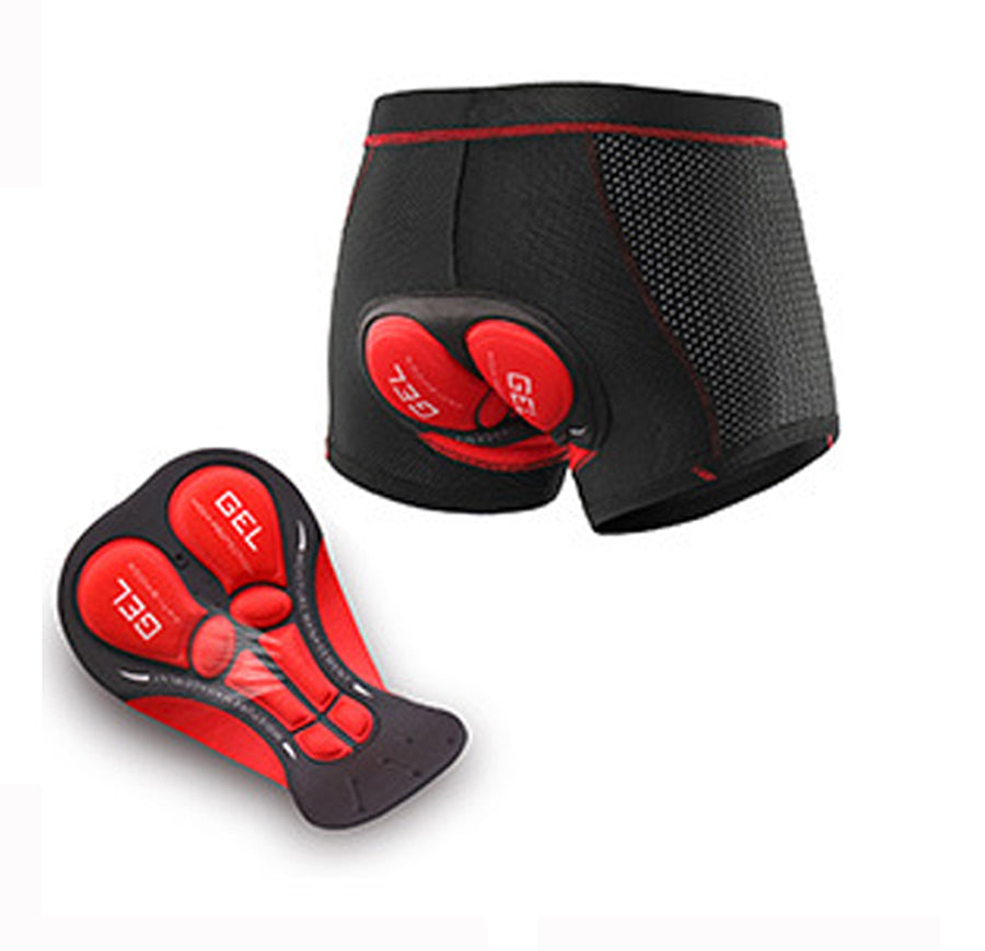 Unisex cycling shorts with chamois - breathable, quick-drying, water-repellent, and comfortable fit