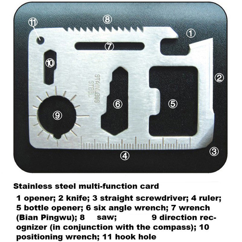Portable SOS Survival Kit – Emergency Tool Box for Outdoors