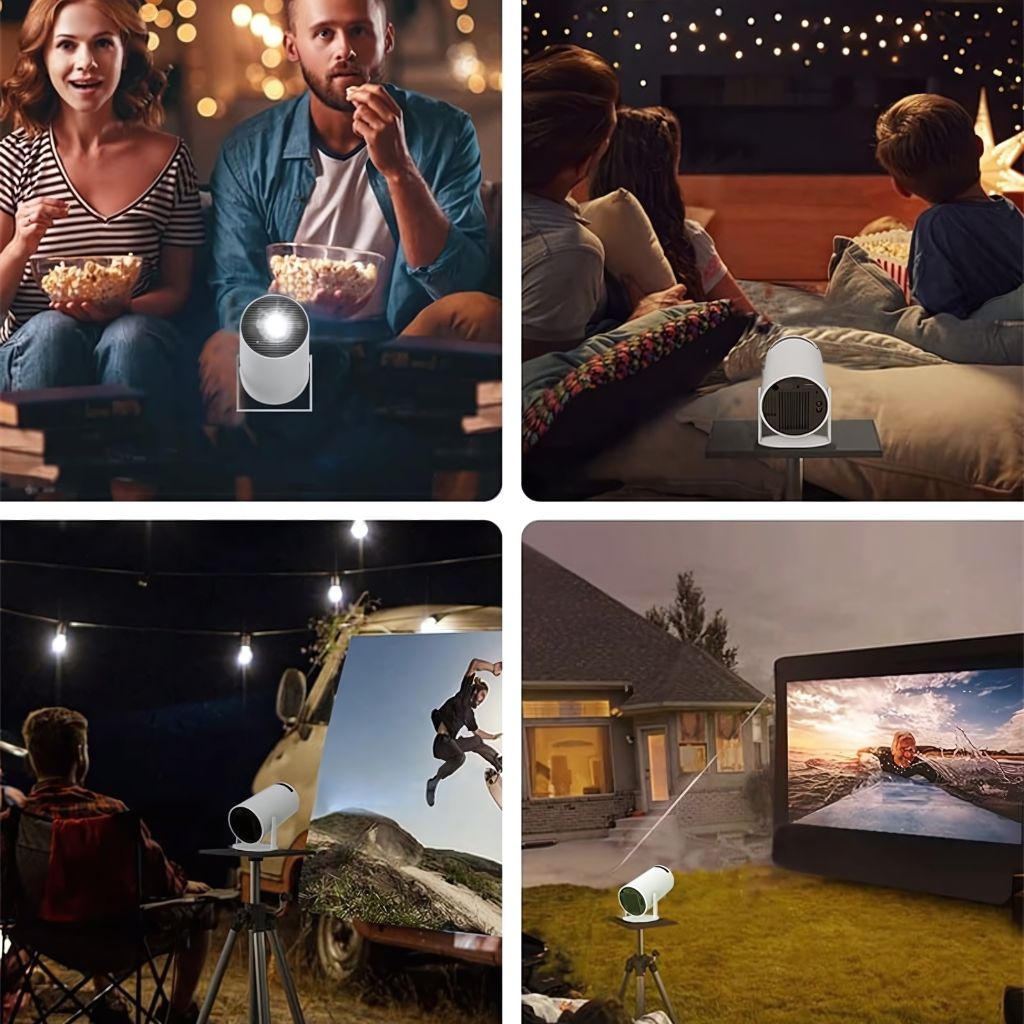 Compact Portable Mini Projector - HD, Travel-Friendly & Wireless
