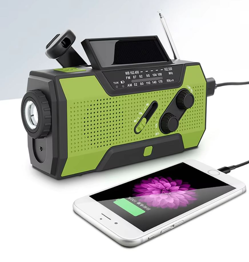 Portable Emergency Weather Radio - Hand Crank