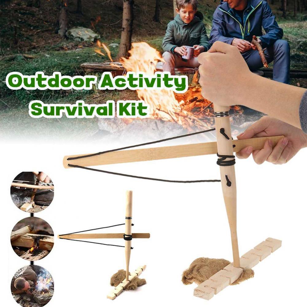 Survival Drilling Wood Fire Starter – Essential Outdoor Tool