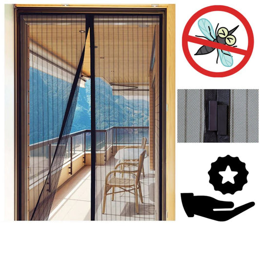 Magnetic mosquito net for door