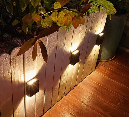 LED Solar Wall Light Warm White IP65 – Wireless for Garden and Terrace