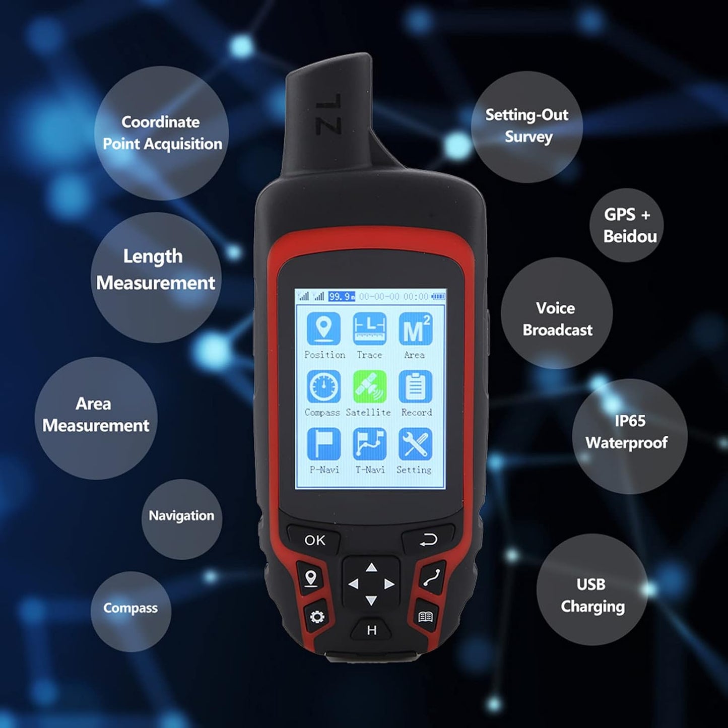 Handheld Outdoor GPS Location Tracker – Portable & Accurate