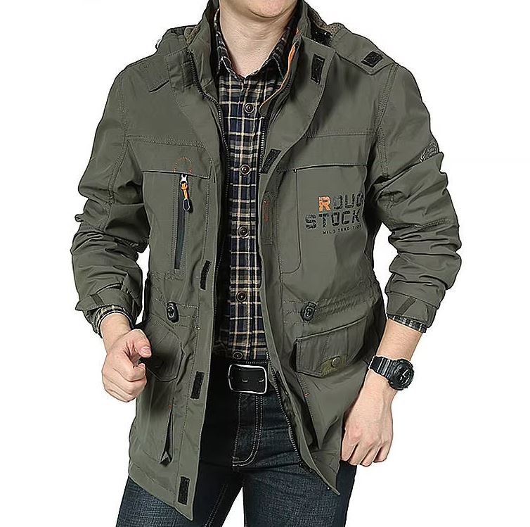 Men's Lightweight Bomber Jacket - Breathable Windbreaker