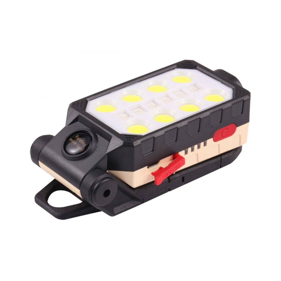 MagnoBeam Rechargeable LED Flashlight - Magnetic USB Camping Light