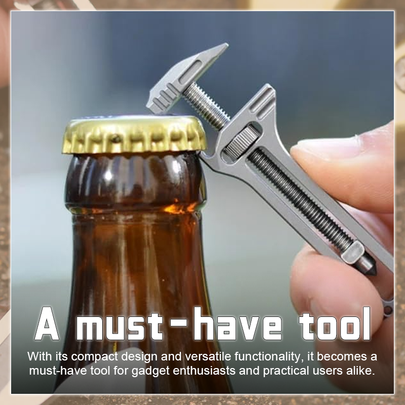 Compact Titanium Multi-Tool - Portable & Durable