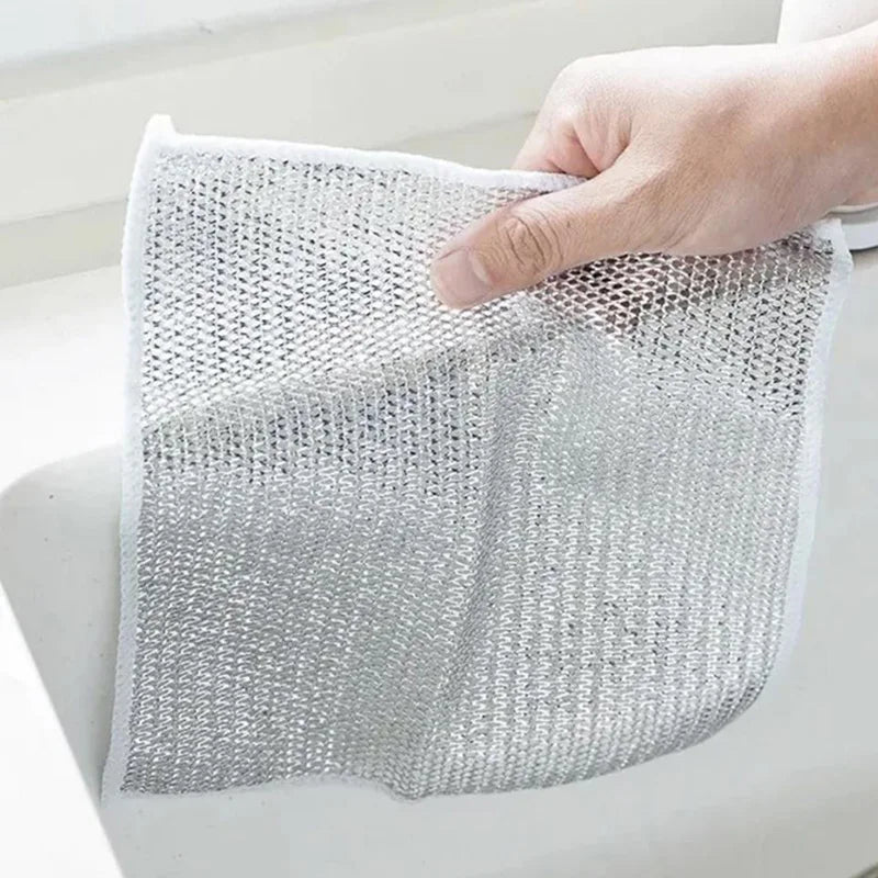 Stainless Steel Wire Dishcloth β Heavy Duty Scrubber Pad