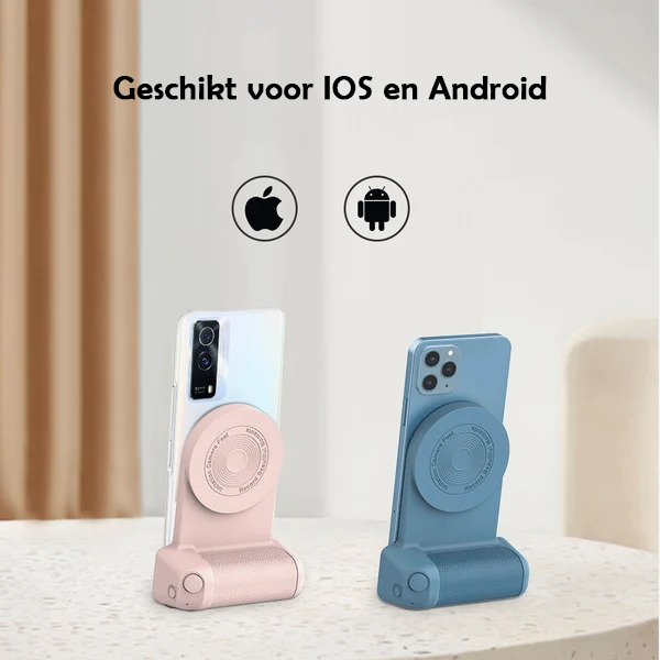 Magnetic Phone Camera Grip – Stabilizer Mount for Selfies