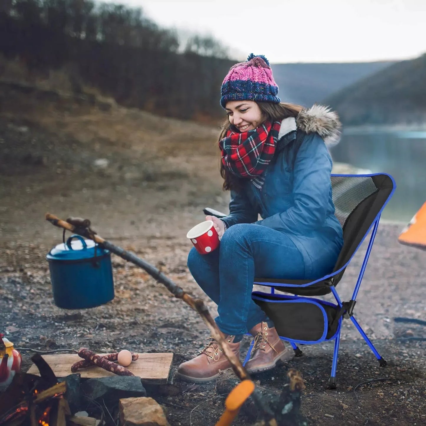 Portable Folding Camping Chair – Lightweight & Durable