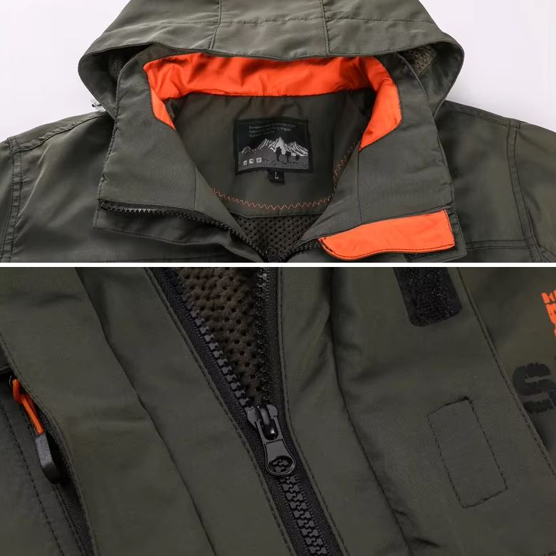 Men's Lightweight Bomber Jacket - Breathable Windbreaker