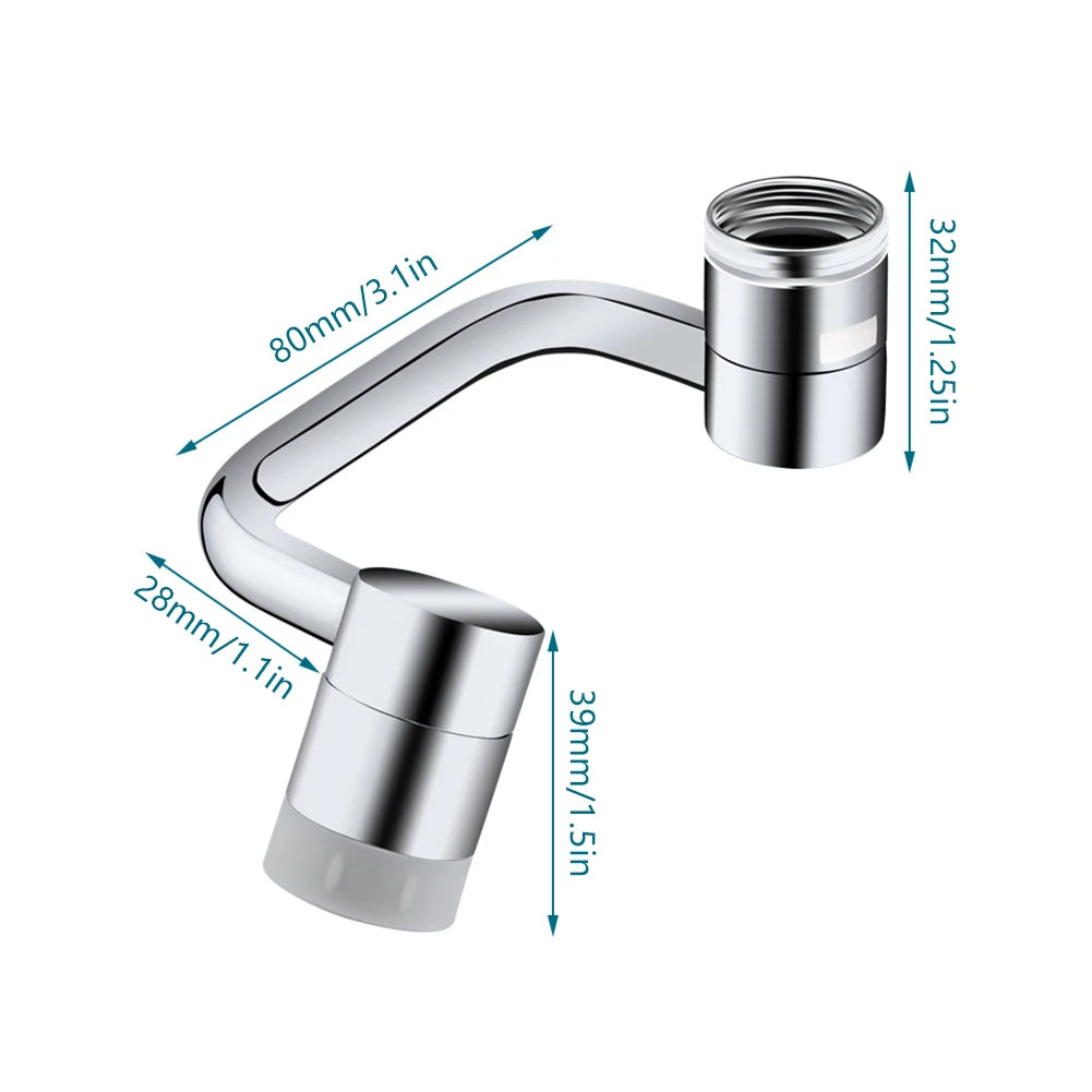 1080° Rotating Faucet Extender for Kitchen & Bathroom