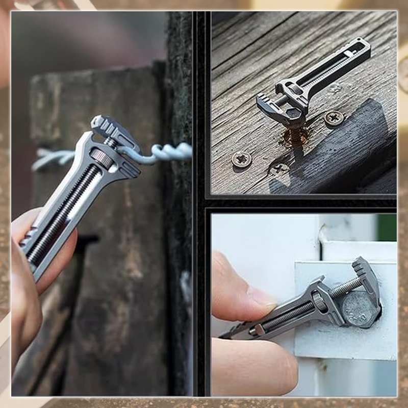 Compact Titanium Multi-Tool - Portable & Durable