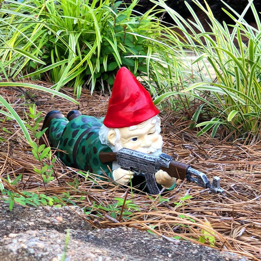 Garden Gnome Warriors – Funny Outdoor Yard Statues