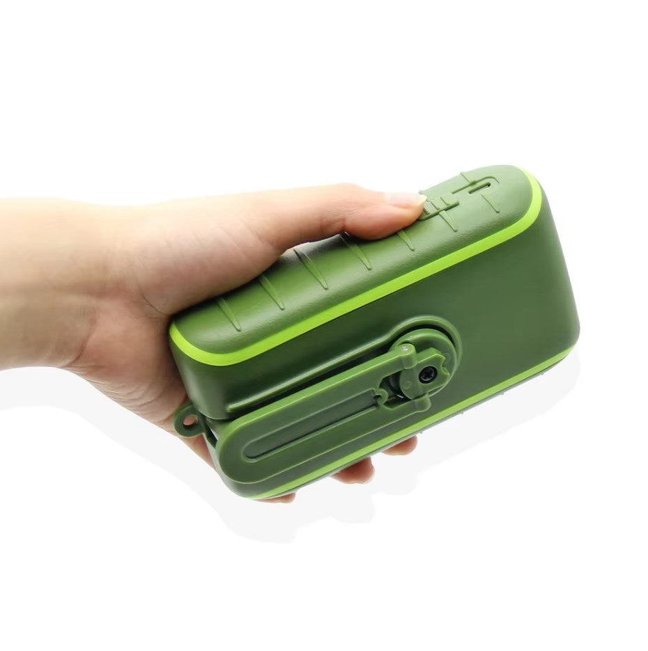 Hand Crank Solar Power Bank - Portable and Emergency Ready