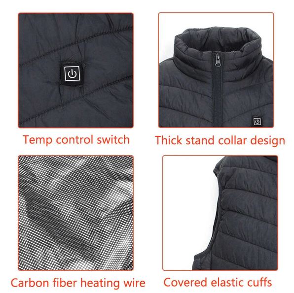 Unisex Heated Vest - Adjustable & Ultra-Warm