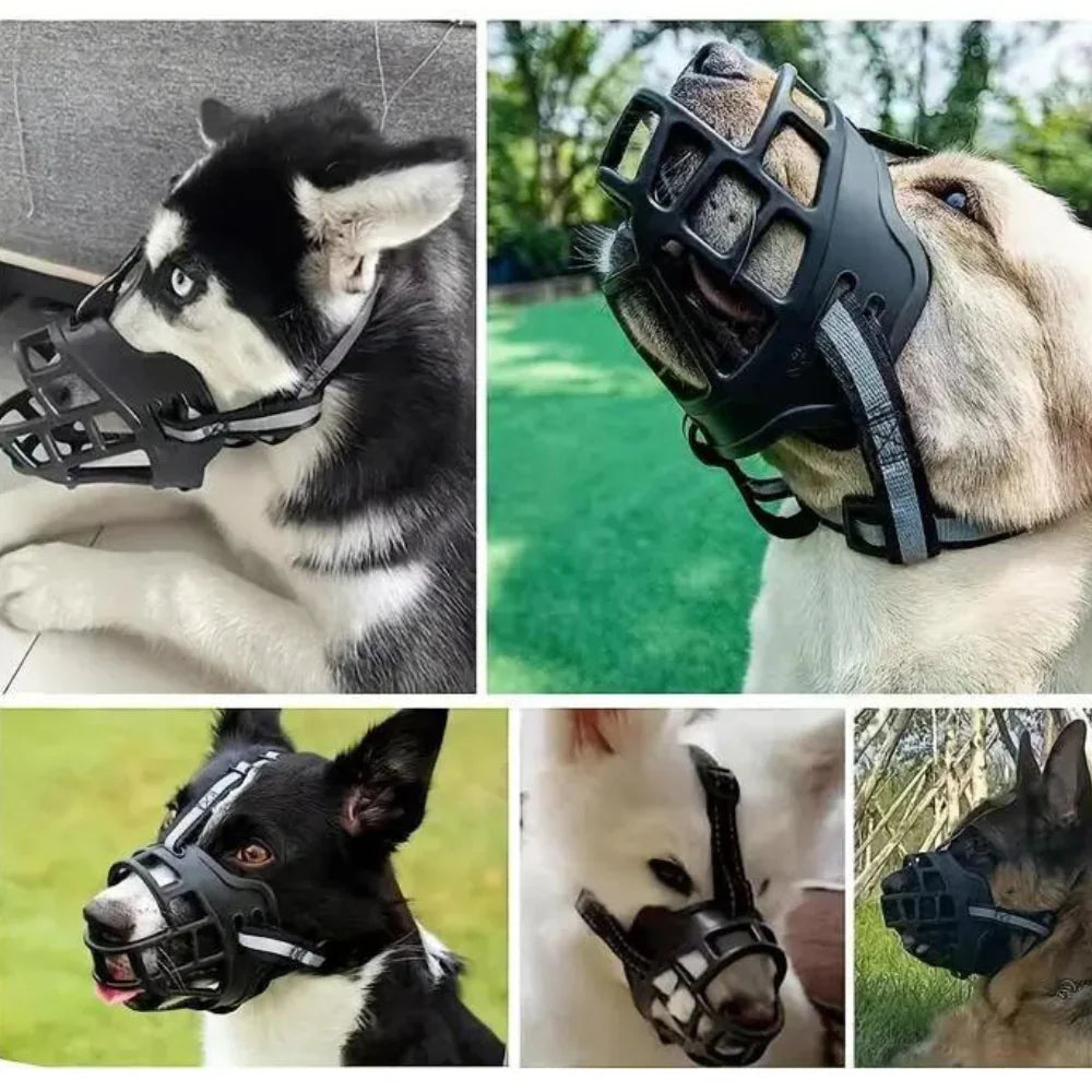 Dog Muzzle Adjustable – Anti-Bite Training Guard
