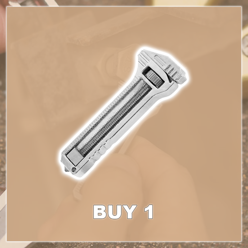 Compact Titanium Multi-Tool - Portable & Durable