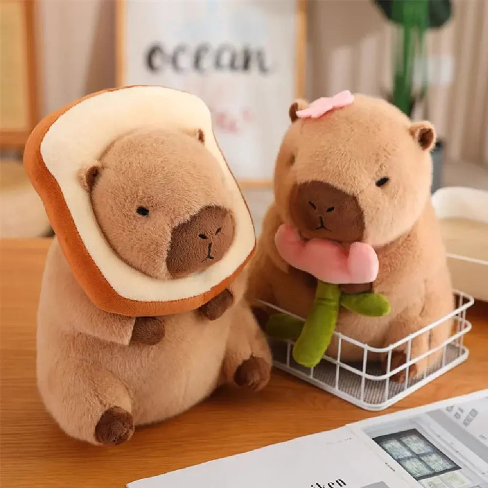 Soft Capybara Plush Pillow