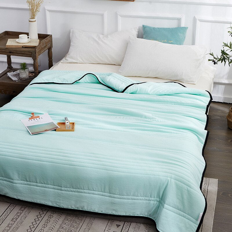 Cooling Calming Blanket – Breathable Ice Sleep Comfort