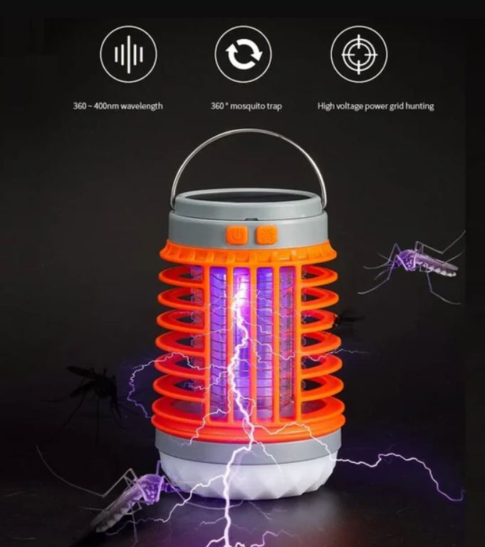 UV Mosquito Killer Lamp - USB Rechargeable, Portable Insect Zapper