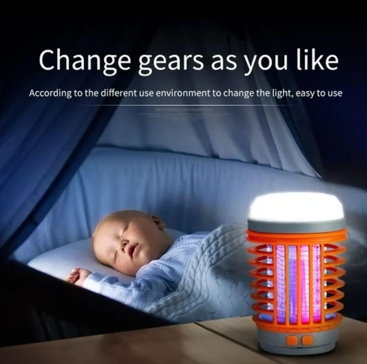 UV Mosquito Killer Lamp - USB Rechargeable, Portable Insect Zapper