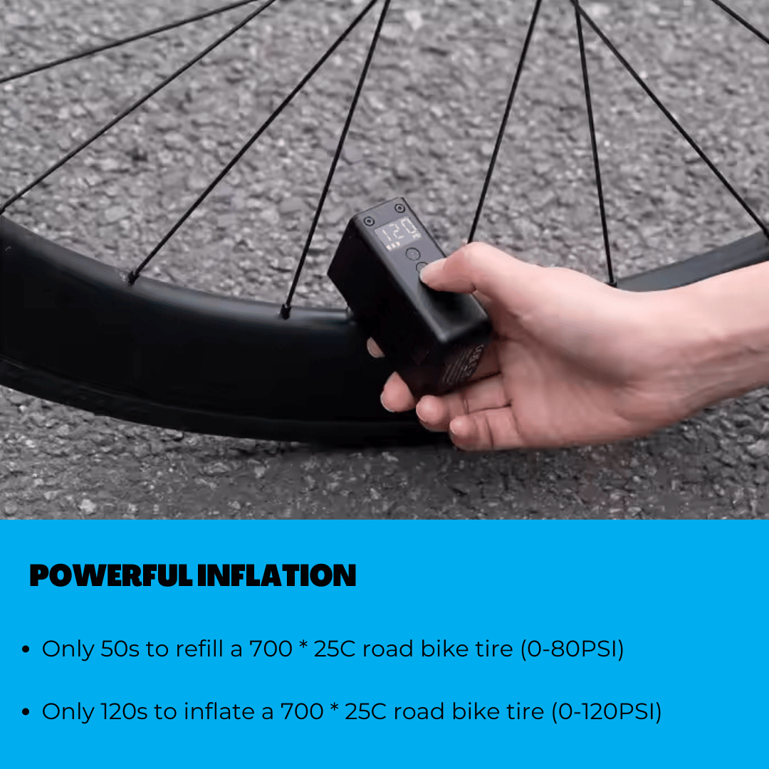 Mini Electric Bike Pump – Portable Air Tire Inflator