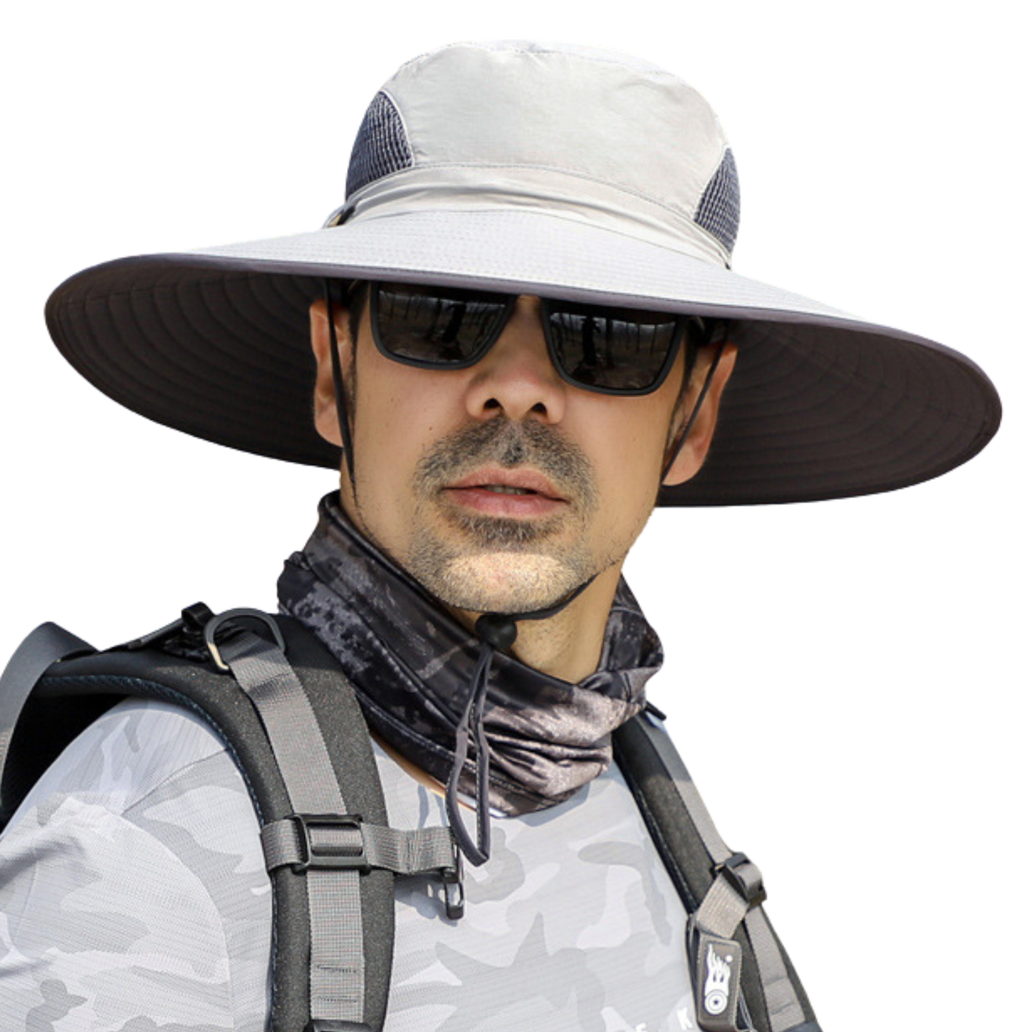 Extra Wide Brim Sun Hat for Big Heads – UV Protection