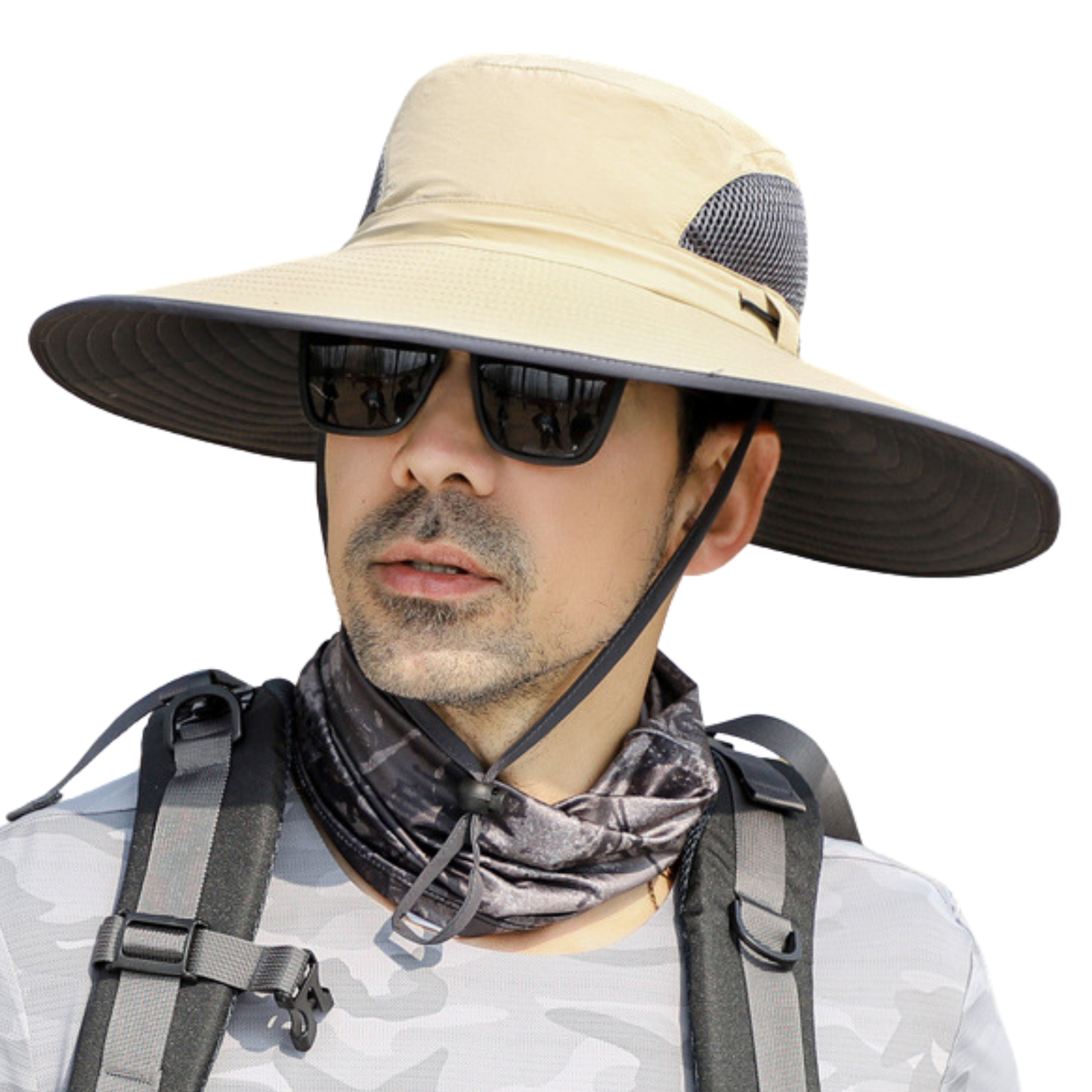 Extra Wide Brim Sun Hat for Big Heads – UV Protection