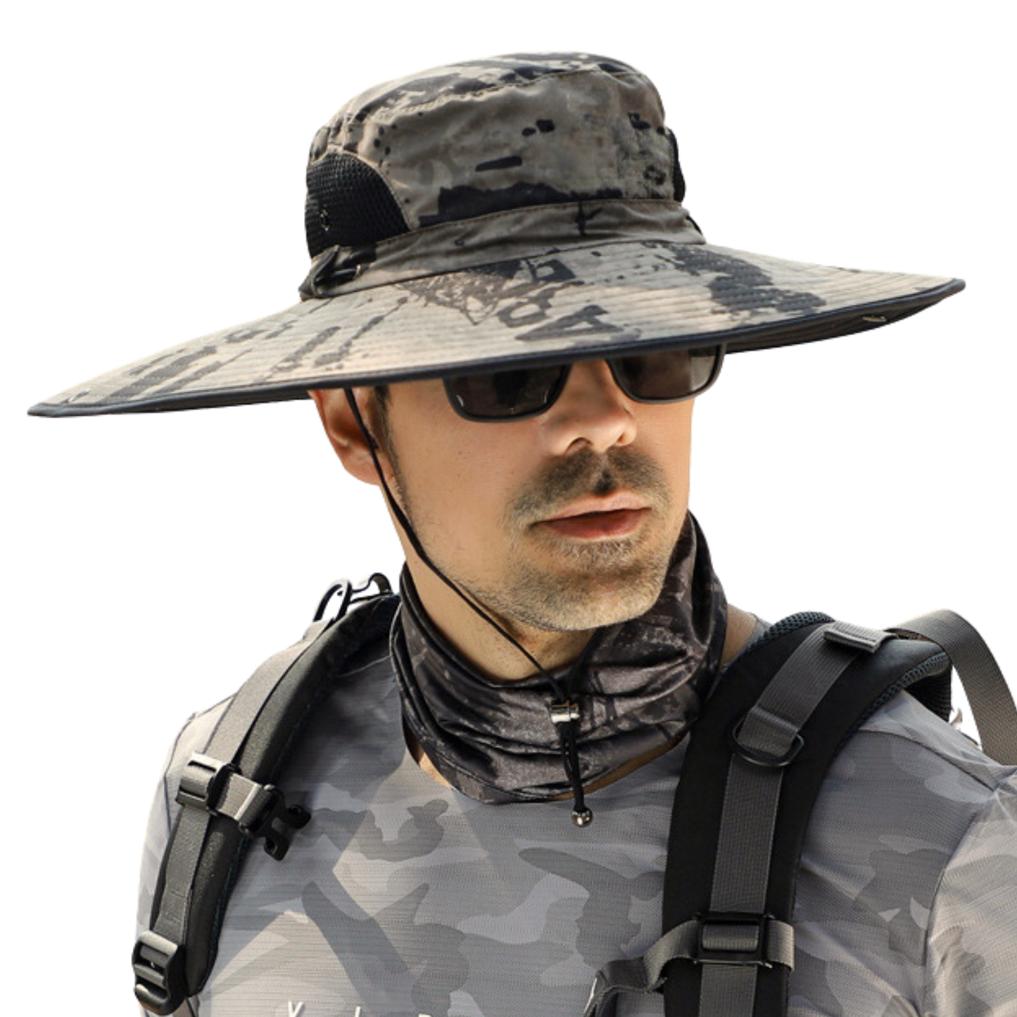 Extra Wide Brim Sun Hat for Big Heads – UV Protection