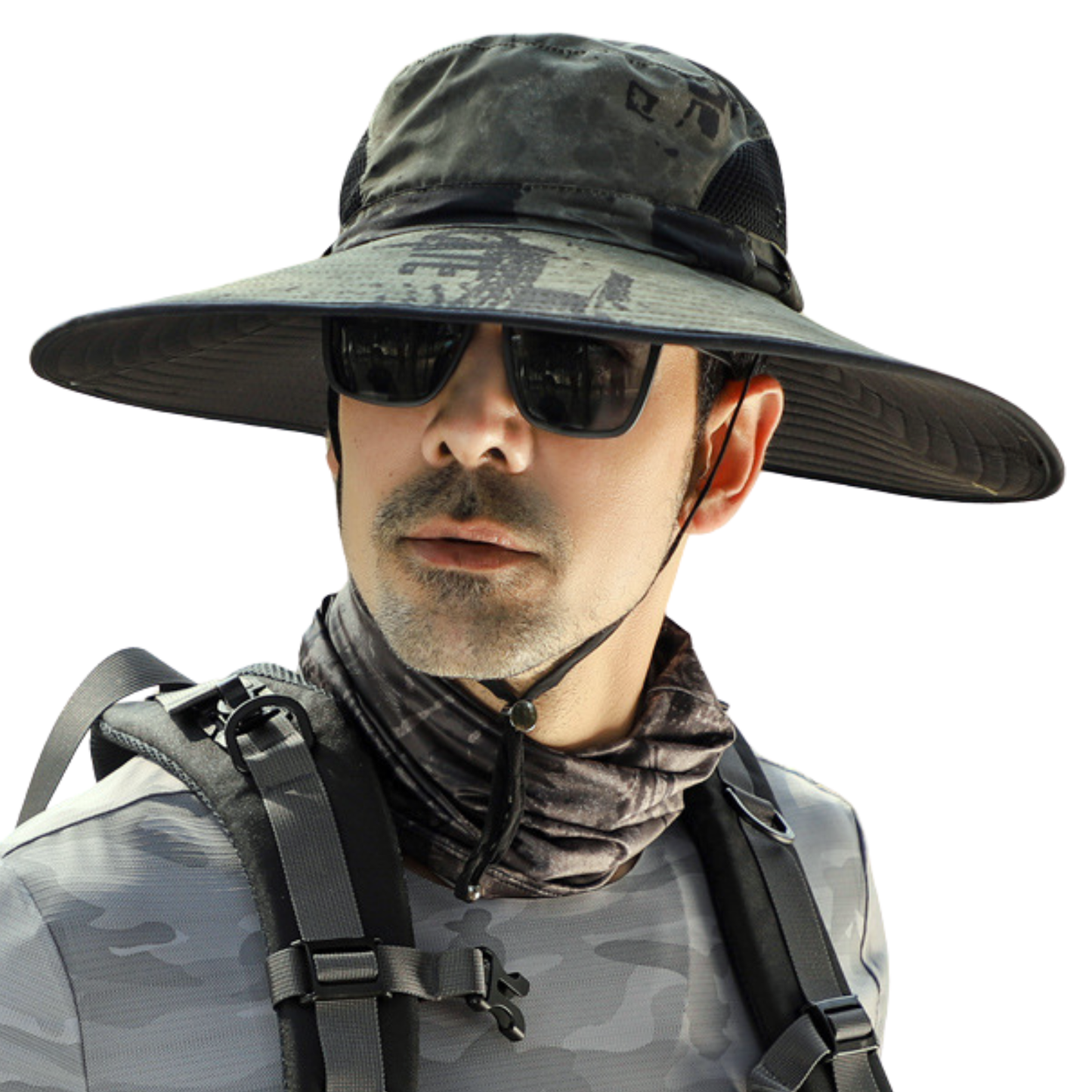 Extra Wide Brim Sun Hat for Big Heads – UV Protection